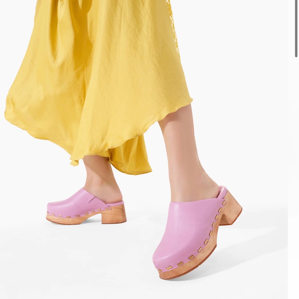 Charlotte Stone Stacey Clogs in Peony